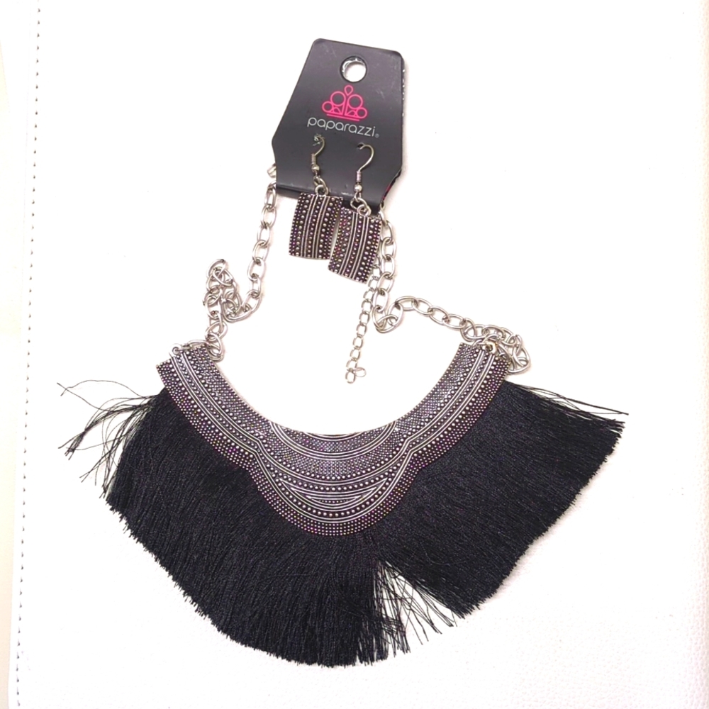 Paparazzi My Pharaoh Lady Fringe Necklace with Tags - Never Worn